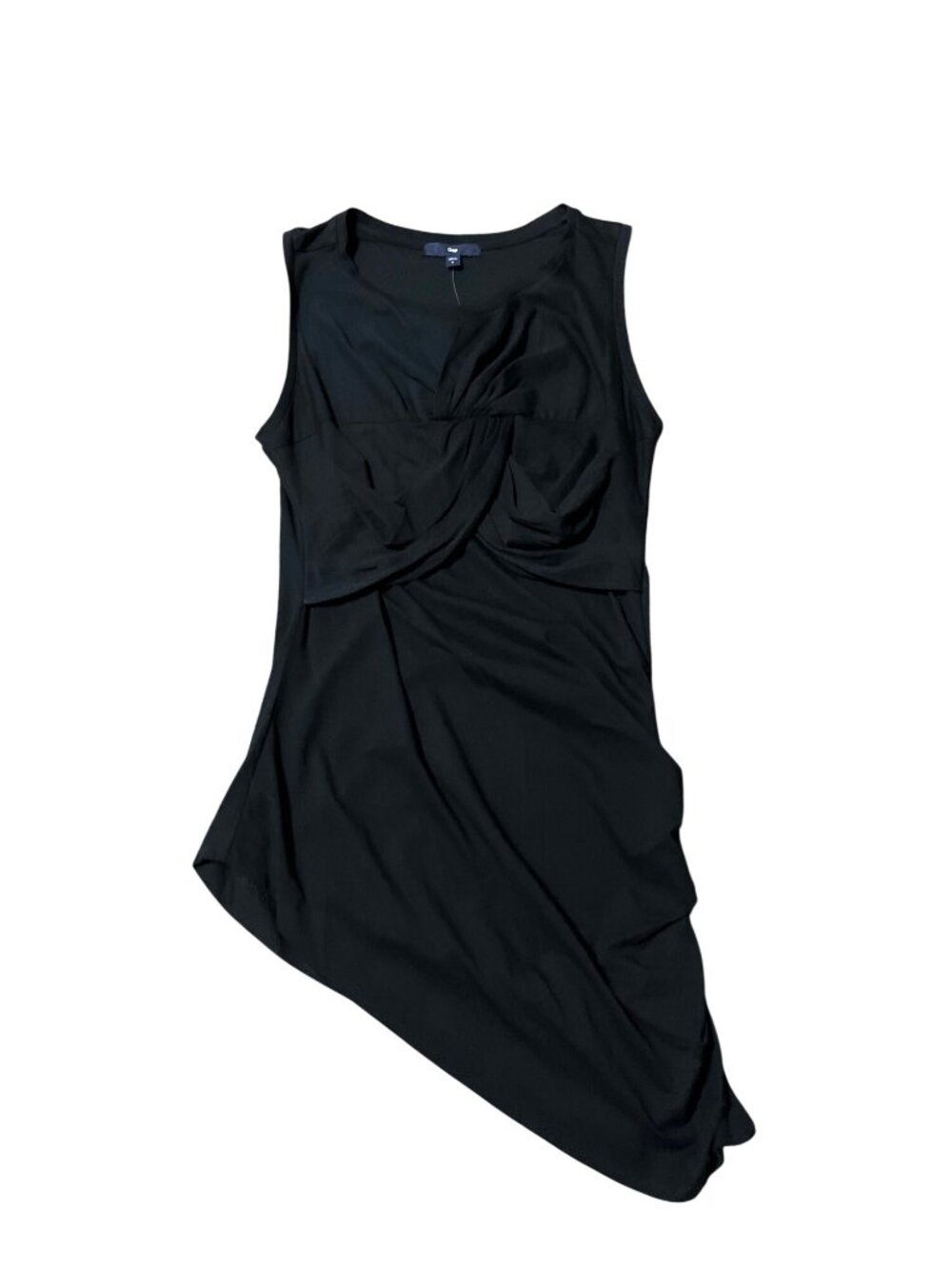 Gap Women's Black Sleeveless Asymmetrical Tunic Top Size Small NWT - Picture 3 of 13